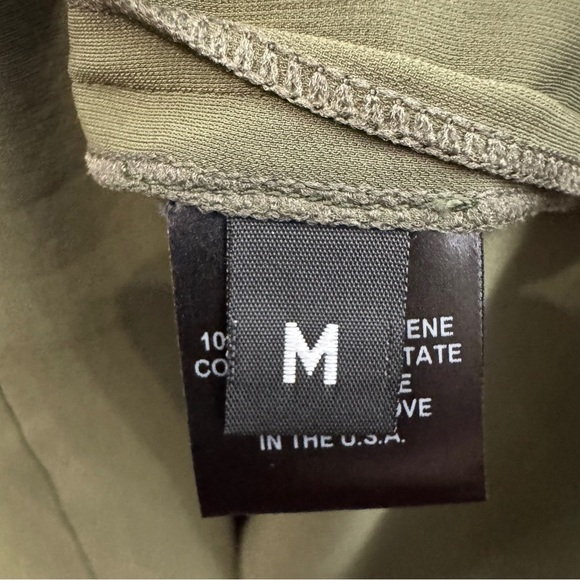 VPL Olive Green Gray Colorblock Sleeveless Tunic Dress Medium - Picture 4 of 6